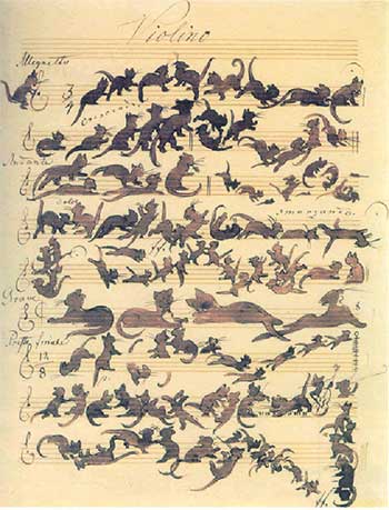 Gemälde - Die Katzensymhonie